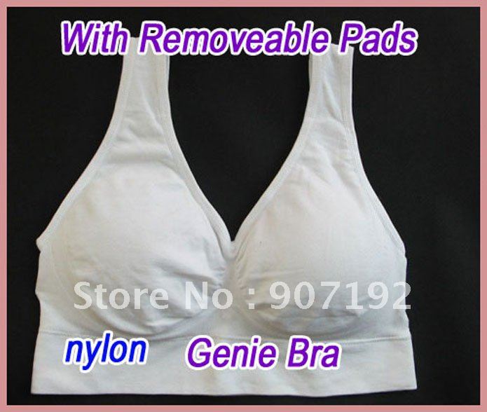 120pcs/lot(40sets)  New Genie Bra seamless bras with removeable pads,3 color a set no other select(Retail packaging)