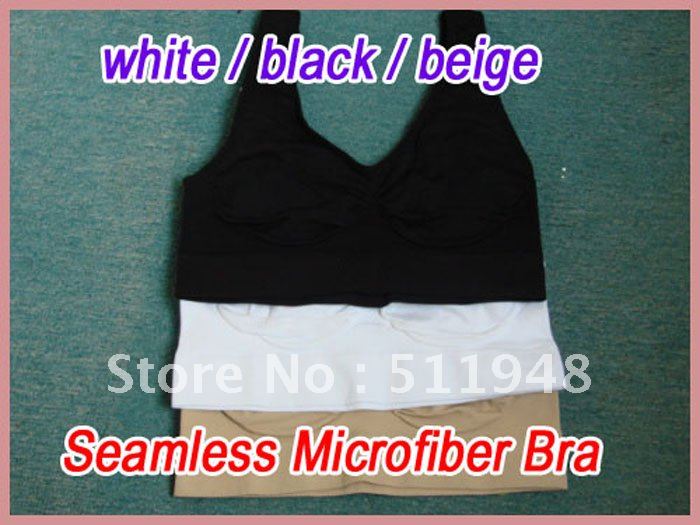 120pcs/lot Good Quality AHH Bra Seamless Bra Microfiber Pullover Bra Body Shape,S-3xl(OPP bag)