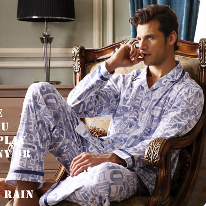 1212 sleepwear  male autumn 100% cotton fashion lounge