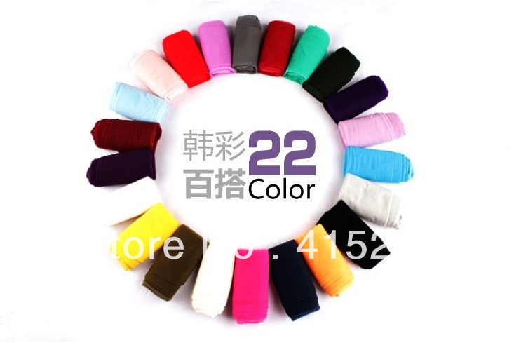 12d Core-spun Yarn candy color stockings ultra-thin transparent multicolour pantyhose , spring summer all-match plu