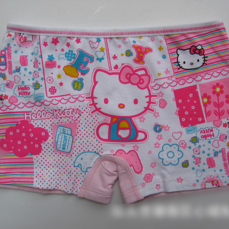 12pcs/lot KT Cat Children's underwear, children's underpants pants for girls