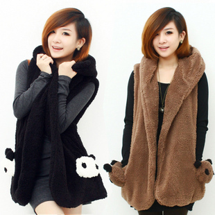 137 2011 women's berber fleece casual fashion vest outerwear