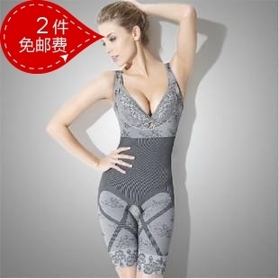 $15 off per $150 orde free shipping Thin nano fat burning seamless no button one piece shaper slimming beauty care clothing 6722