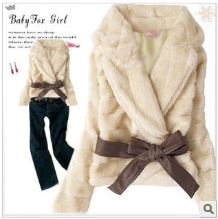 $15 off per $150 order 2012 autumn and winter women all-match ultra soft and comfortable luxury faux fur coat strap 9341