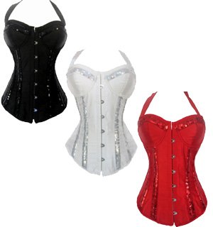 $15 off per $150 order!! Free Shipping 2012 NEW  Overbust Women Corset Bustier Sexy Lingerie Wholesale & Retail