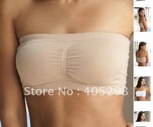 150pcs=50sets EMS Free shipping Double Sides bandeau style strapless Bra with removal pads