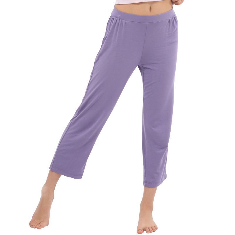 199 80ab underwear women's casual pajama pants lounge pants modal solid color comfortable pajama pants g040