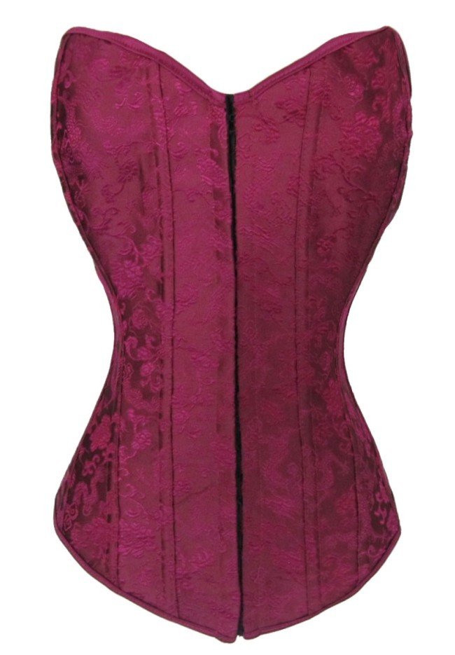 (1pieces)Stylish Charming Jacquard Burlesque Corset 5193