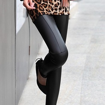 2 2013 spring repair personalized legging faux leather pants female