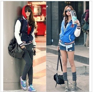 2,620 Korean ladies ' new 2012 autumn tides leisure baseball jacket coat