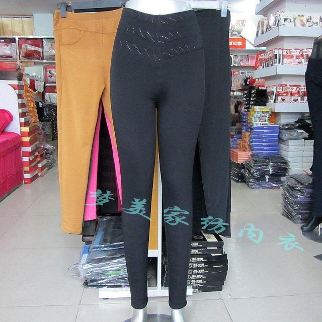 2 824298 marten velvet thickening abdomen drawing beauty care warm legging pants