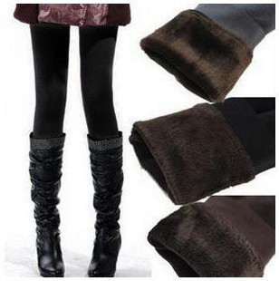 2 autumn and winter seamless pearl velvet thickening velvet basic double layer warm pants female (mixed order more than $10)