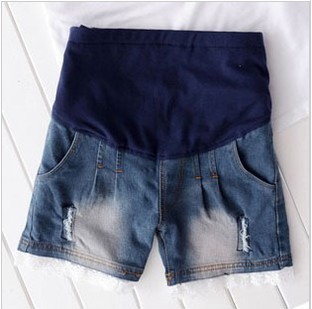 2 maternity pants shorts summer maternity belly pants knee-length pants maternity clothing summer