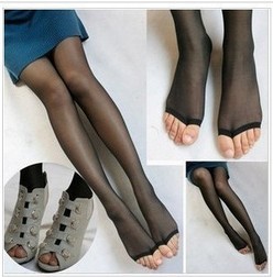 2 PCS/LOT Fashion Women Leggings,Leakage toes plus file Lady's pantyhose Legging,Elastic Stocking,4colors,Free Shipping