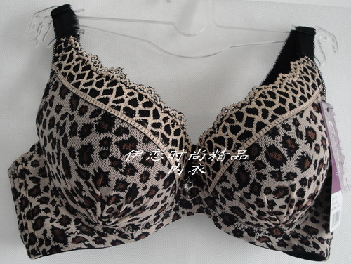 2 ! renaissance leopard print bra 1016 push up thickening laciness ,Free shipping