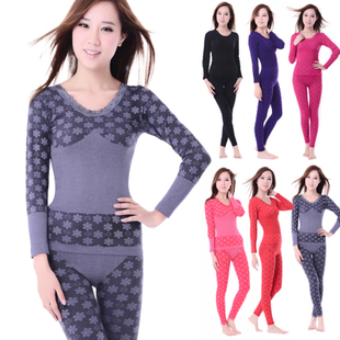 2 set 10 beauty care thermal underwear set women's shaper body shaping underwear thermal clothing