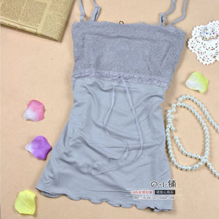 2 ! ultra soft comfortable sexy lace modal cotton vest spaghetti strap 4