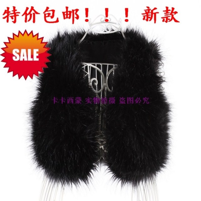 2 vest female fashion 2012 thermal fur coat fox fur short vest design