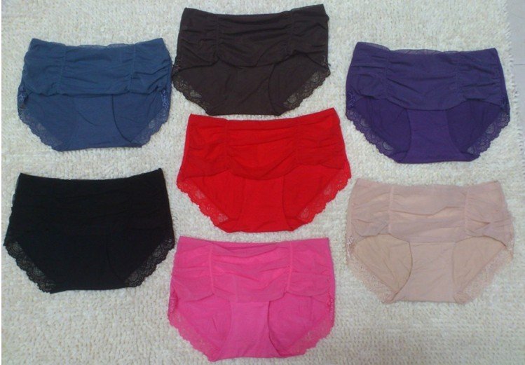 20 pcs a lot  Free Shipping For 1'8''-2'2'' Modal Women Underwear( color send randomly)