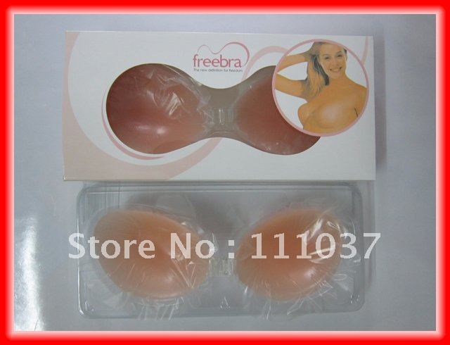 200pairs/lot Adhesive silicone invisible bra,thicken free bra fashion gel bra via free DHL