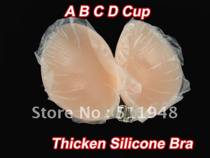 200paks 100% Silicone bra,Seamless Invisible Adhesive Strapless Nu Bra, Thicken bra (Retail packaging)