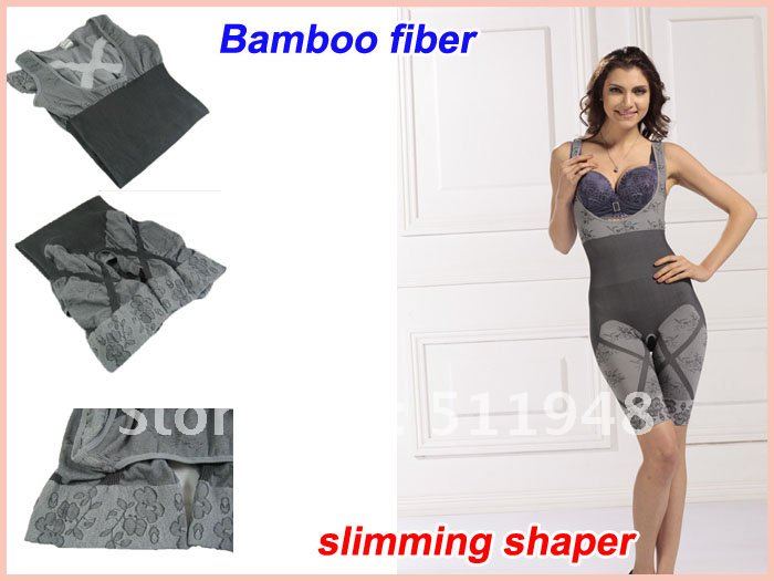 200pcs/lot Brand New Women's Natural Bamboo Charcoal Slimming Body Shaper S-XL(OPP bag)