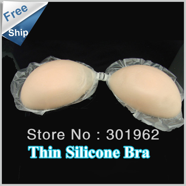 200pcs/lot High Quality Invisible Self-Adhesive Strapless Silicone Breast Bra(Retail packaging)