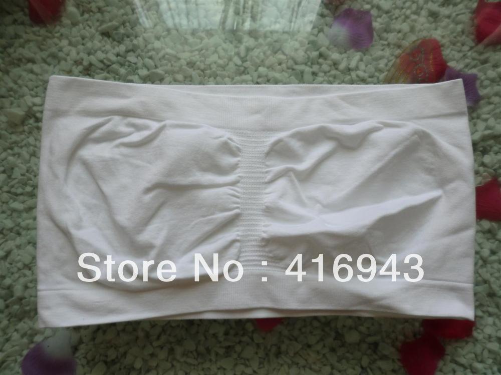 200pcs/lot seamless and strapless  bandeau without  padding bra soft and comfortable fabric