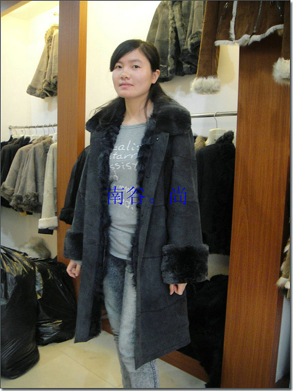 2010 leather clothing fur clothes fur vest fur women's fur one piece