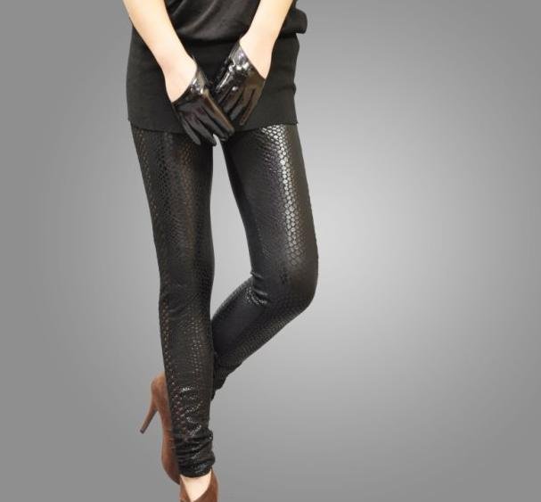 2010 new style Bud imitation leather pants pants fashion render 3pcs/lot