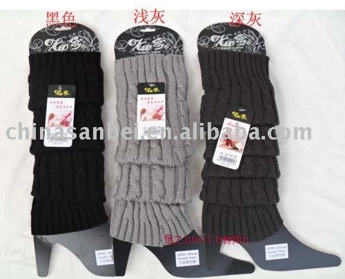 2010 winter fashion knee high knit LEG WARMER kneecap sock legging