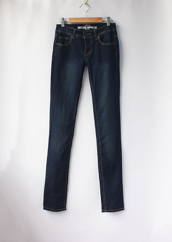 2011 comfortable elastic wearing white Women jeans trousers