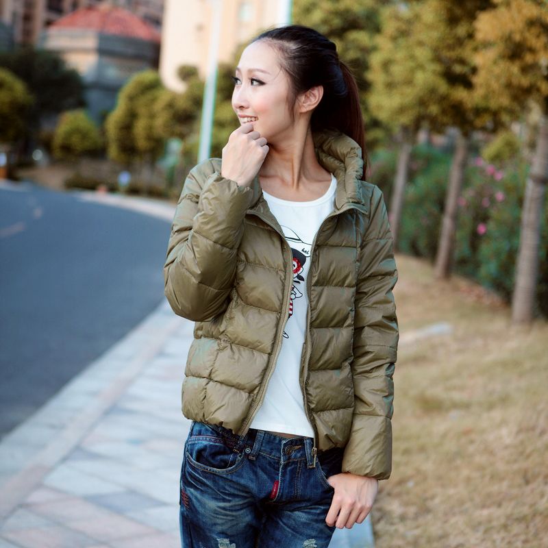 2011 female down coat slim short design new arrival