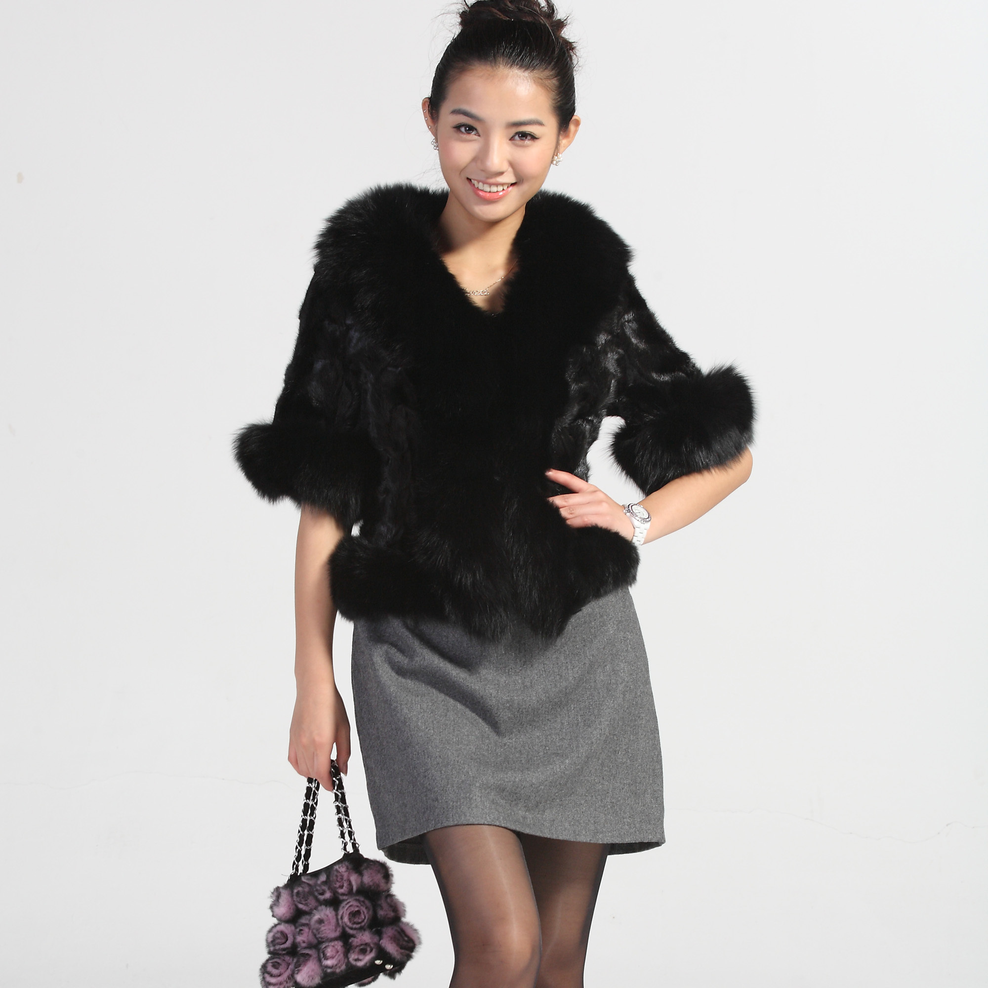 2011 , fox fur fight mink fur , thermal mink top d056