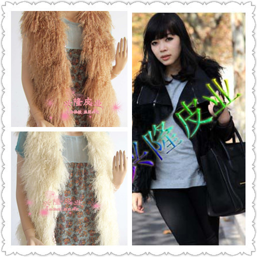 2011 fur vest rabbit fur vest fox fur vest beach wool vest