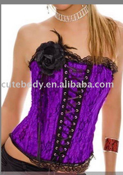 2011 hot sale Lingerie sexy boned corsets wholesale lingerie