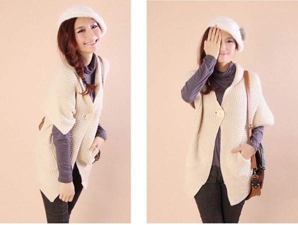 2011 latest!Fashion Knitting wool unlined upper garment,Korean Waist Coat