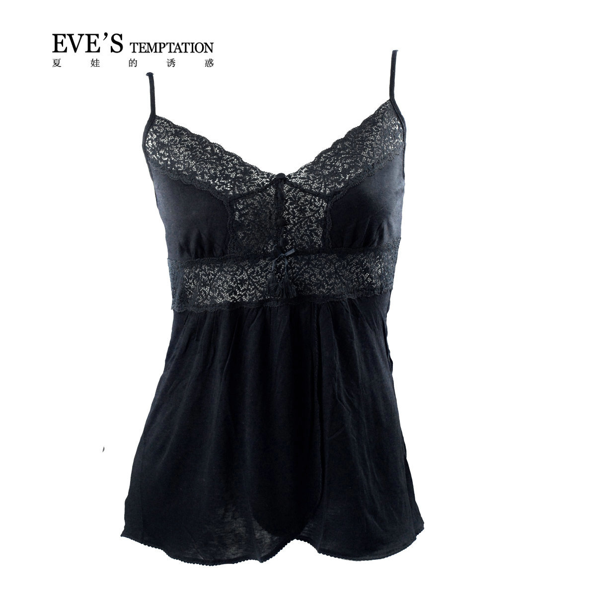 2011 new arrival empty thread lace decoration spaghetti strap vest