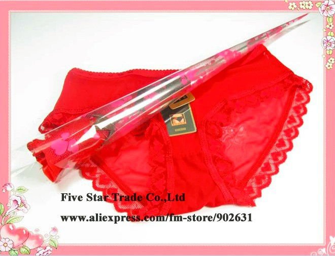 2011 New Arrival~Free Shipping/Accept Credit Card Wholesale 30pcs Red/Black Colors Amazing Women Rose sexy panties