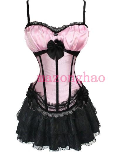 2011 new arrival goths shapewear shaper beauty care clothing abdomen drawing basic shirt puff skirt free shipping