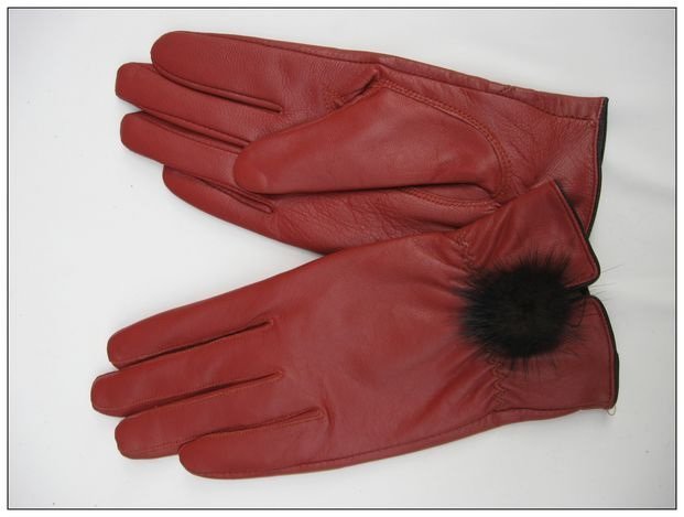 2011 NEW European and American style sheepskin leather gloves for women  Gloves Free shipping 20PCS