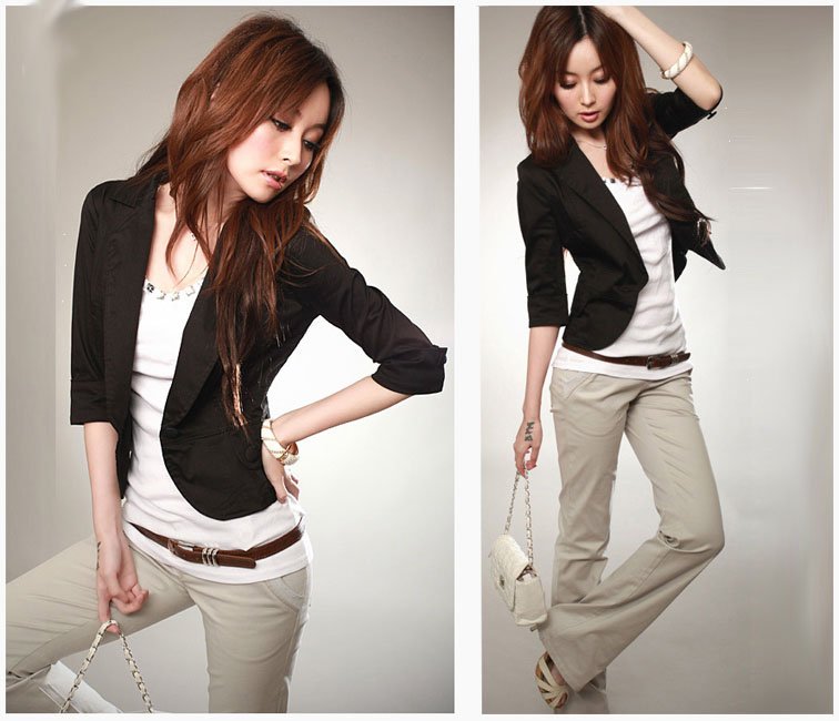 2011 NEW, excellent fashion brief design one button ladies coat(size is small)