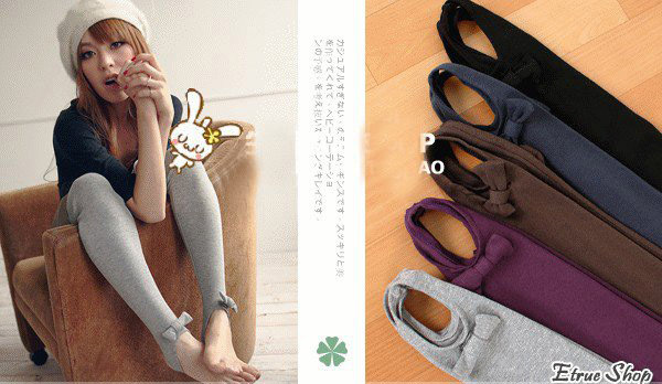 2011 spring maternity socks gorgeous small bow lycra cotton step foot socks pantyhose 2389