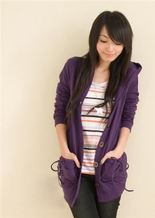 2011 spring new arrival fashion female thickening plus size lengthen casual drawstring outerwear