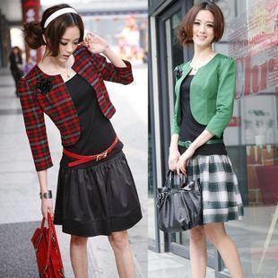 2011 summer gentlewomen casual skirt blazer t-shirt short skirt bust skirt plus size