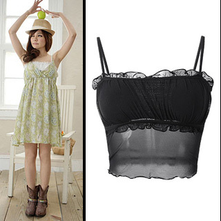 2011 summer tube top r 060 all-match product ruffle gauze 60g