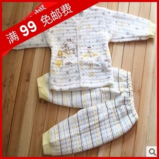 2012 8224 child thermal set of underwear and underpants baby clothes baby autumn and winter