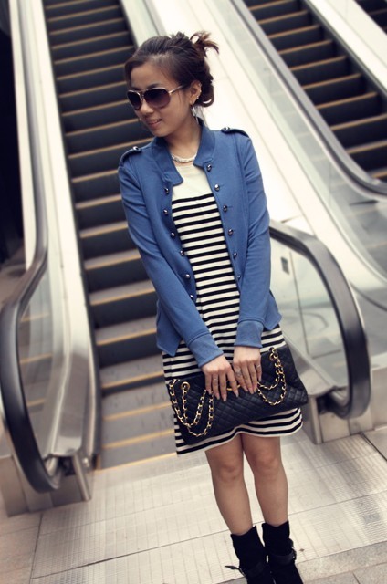 2012 8955 autumn epaulette elegant stand collar double breasted street cardigan coat