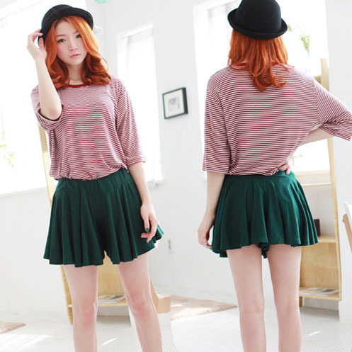 2012 AMIO casual shorts candy color women's shorts summer culottes