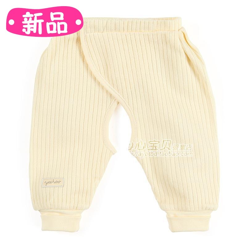 2012 autumn and winter 100% cotton sanded baby underwear ny555-45-4 baby open-crotch pants